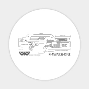 Pulse Rifle (Aliens) Magnet